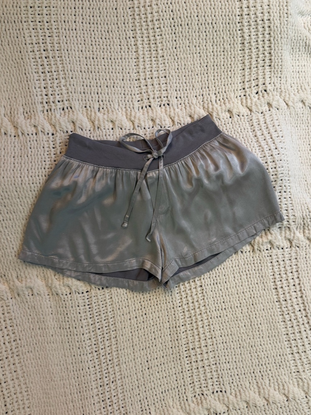 PJ Harlow Mikel Satin Sleep Boxer Shorts Women’s Size XS